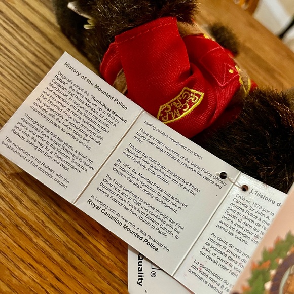 RCMP GRC Royal Canadian Mounted Police Beaver Plush - Canadian Police Plush - Picture 8 of 9